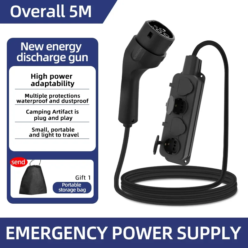 Outdoor Power Usa - แบบพกพา 16A 4KW ไฟฟ้ารถ EV Charger