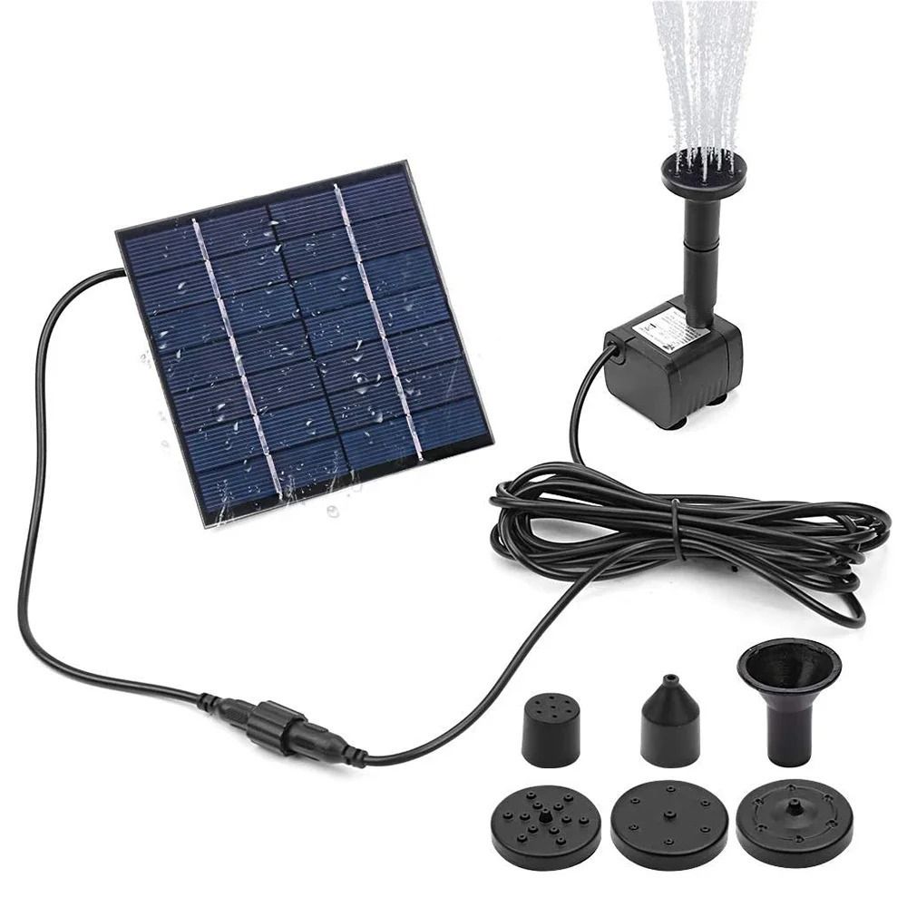 Outdoor Power Source - ปั๊มน้ำพุพลังงานแสงอาทิตย์ขนาดมินิ1.4วัตต์ชุดแผงพลังงานปั๊มน้ำแผงโซล่าสำหรับสวนสระน้ำน้ำพุในร่มอ่างน้ำกลางแจ้ง