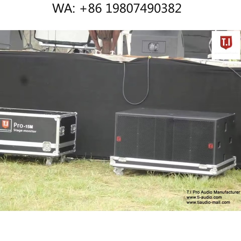 Outdoor Power Line - ลำโพงไลน์อาร์เรย์แบบพาสซีฟกันน้ำขนาด 10 นิ้ว คู่ แบบสองทาง, อุปกรณ์เสียงคุณภาพสูงทรงพลังสำหรับงานแสดงสดกลางแจ้ง