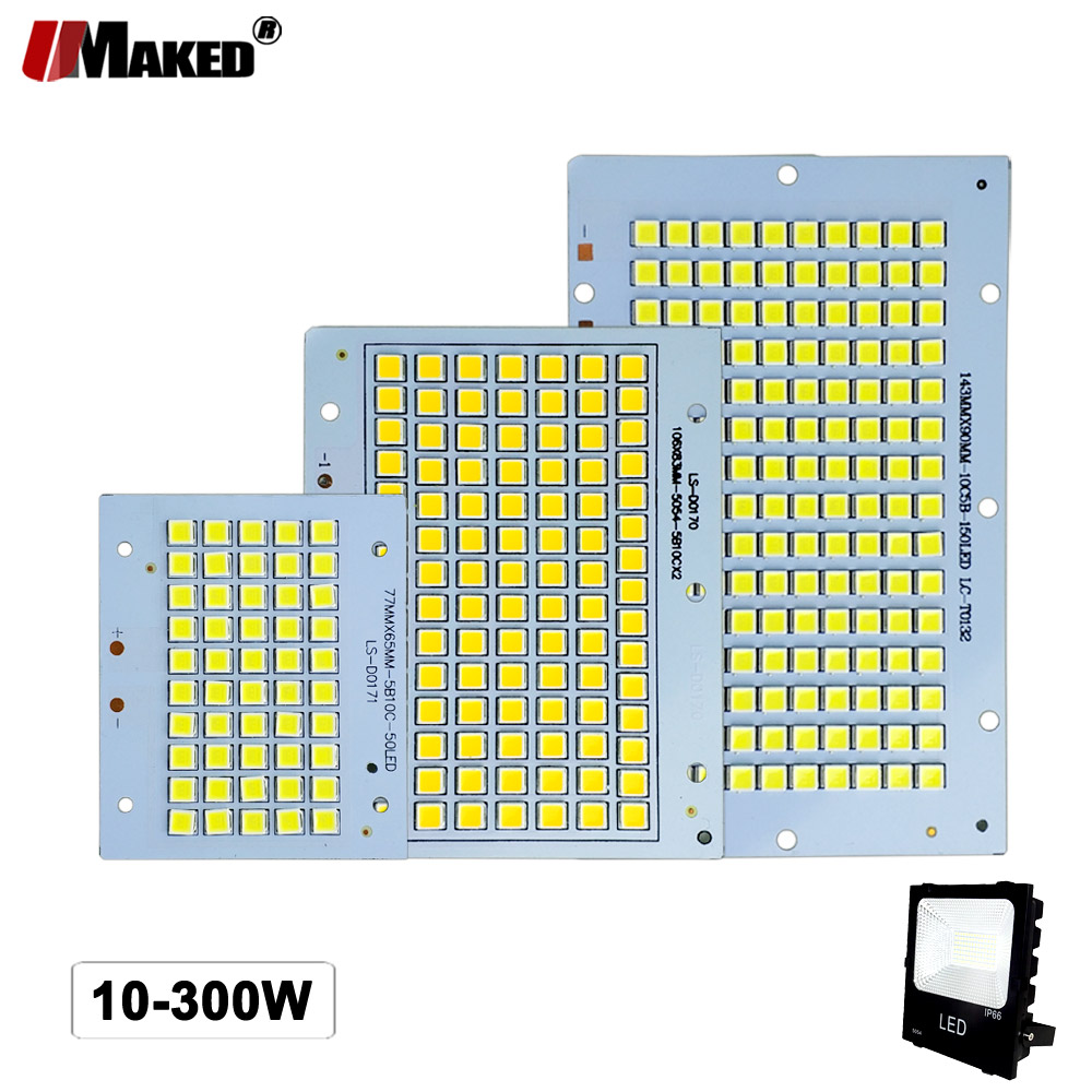 Outdoor Power Source - 5PC LED PCB SMD5054 Floodlight 10W