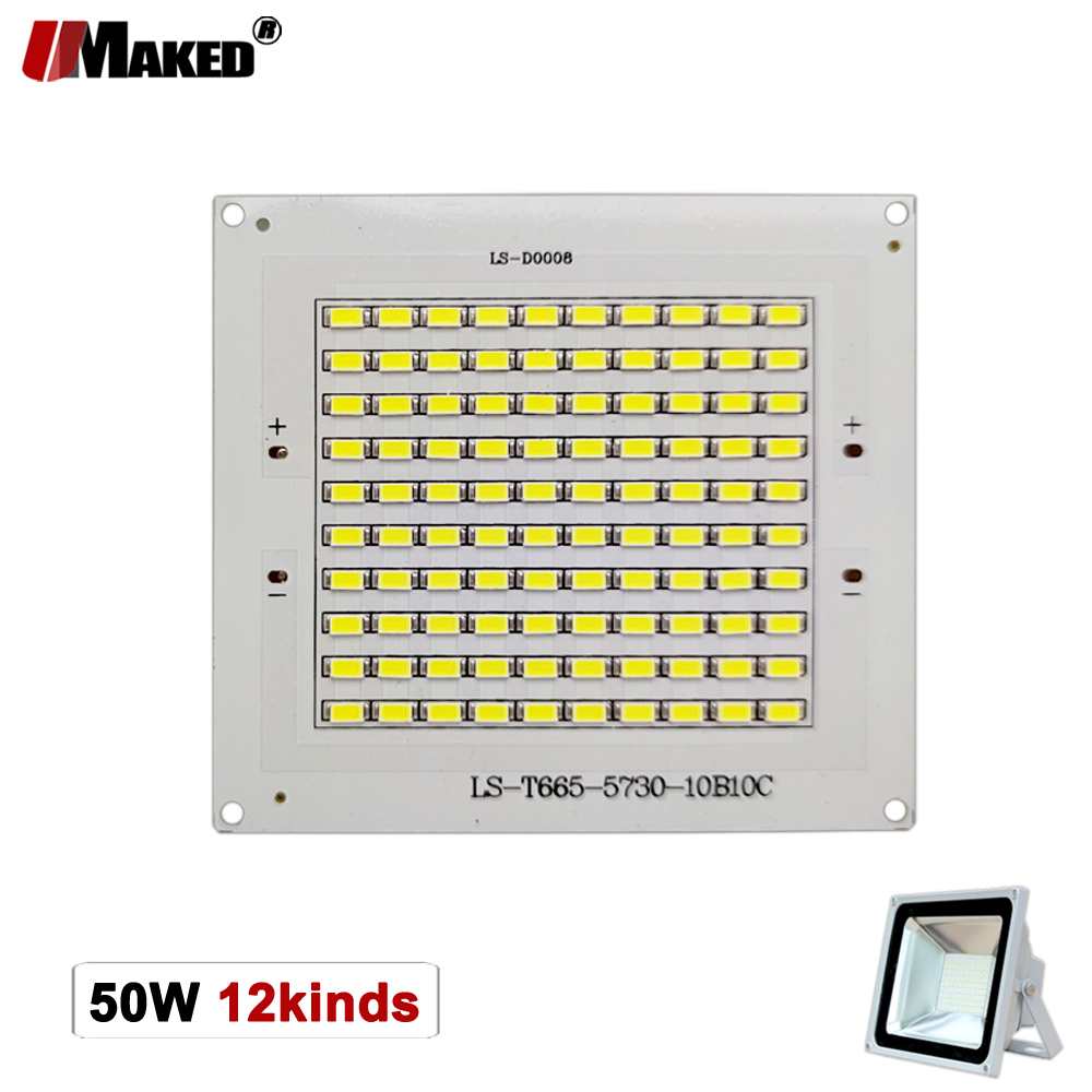 Outdoor Power Source - 50W LED PCB Floodlight แผ่นอินพุต DC29-42V