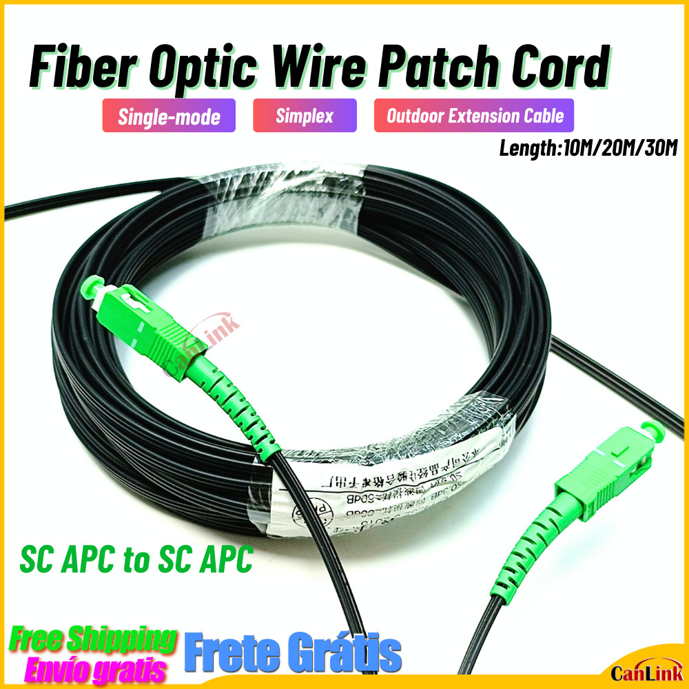 Extension Cord Outdoor - สายไฟเบอร์ออปติกถึง APC SC Optical Single-Mode 1-Core
