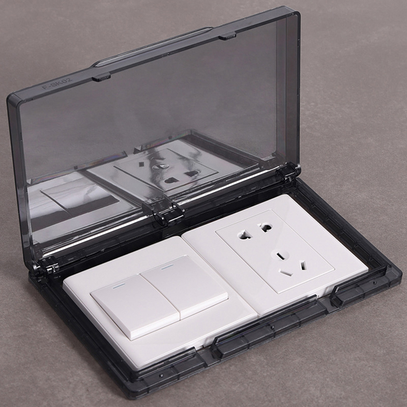 Outdoor Power Outlet - 86ประเภท2-Gang กลางแจ้ง Outlet ครัวเรือน26มม.กำลังไฟฟ้า Receptacle Protector