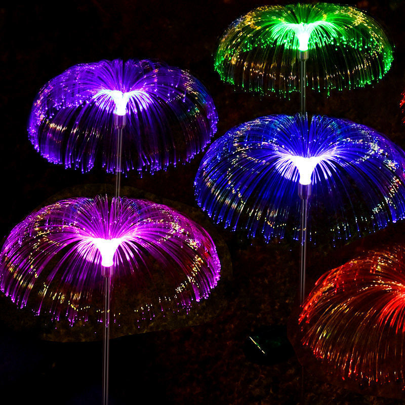 Outdoor Power For Christmas Lights - ไฟสวนรูปแมงกะพรุน LED พลังงานแสงอาทิตย์ ของตกแต่งคริสต์มาสกลางแจ้ง สำหรับสวน ระเบียง