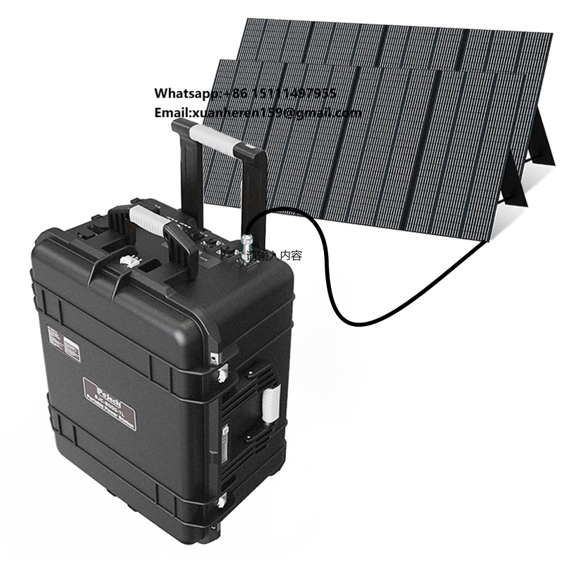 Outdoor Power Station - เครื่องกำเนิดไฟฟ้าพลังงานแสงอาทิตย์แบบพกพา LiFePO4 6000W พร้อมแผงโซลาร์เซลล์ สำหรับการตั้งแคมป์กลางแจ้งและสำรองไฟฉุกเฉิน