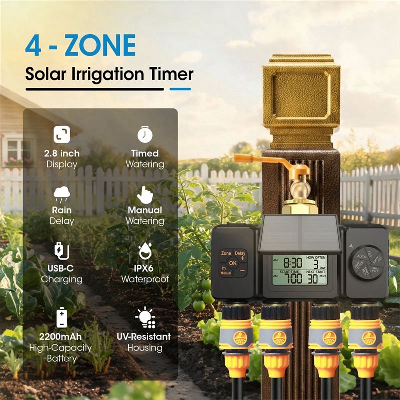 ABBO-BSP3/4 ตัวตั้งเวลาการรดน้ - Power Zone Outdoor Timer บทวิจารณ์และราคา