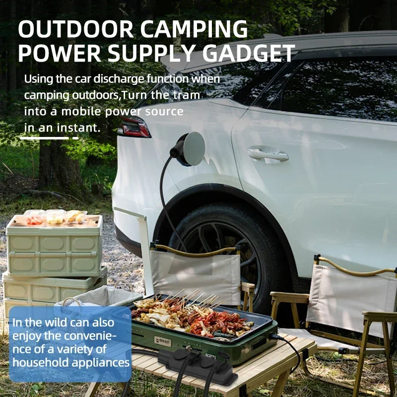 แบบพกพา 16A 4KW ไฟฟ้ารถ EV Cha - Outdoor Power Usa บทวิจารณ์และราคา