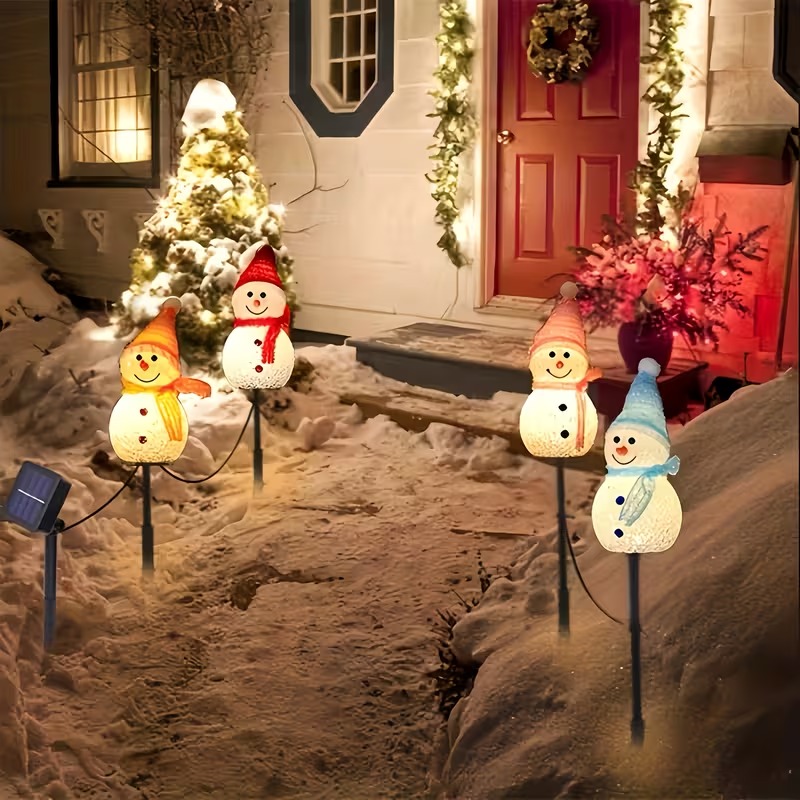 ไฟประดับรูปตุ๊กตาหิมะพลังงานแส - Outdoor Power For Christmas Lights บทวิจารณ์และราคา