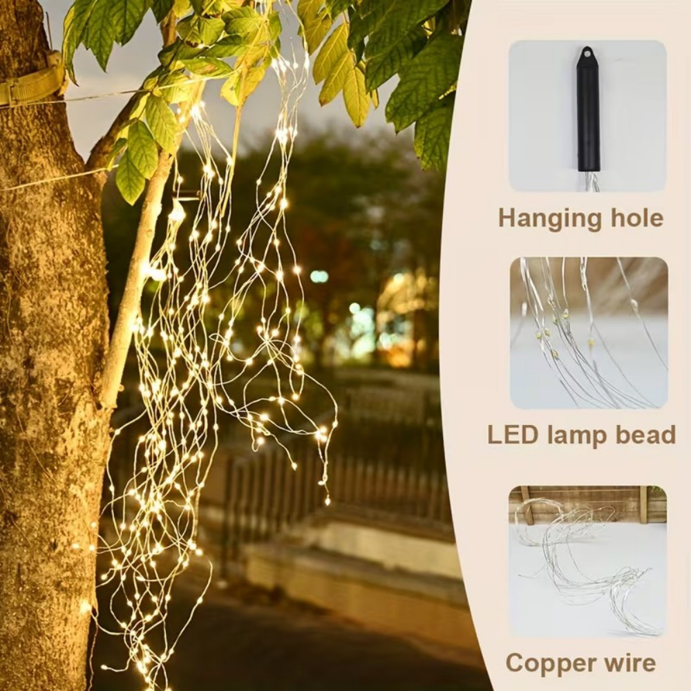 ไฟประดับสายรุ้งพลังงานแสงอาทิต - Outdoor Power For Christmas Lights บทวิจารณ์และราคา