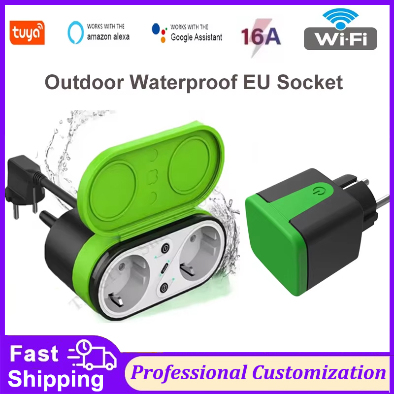 ปลั๊กไฟอัจฉริยะ Tuya EU 16A Wi - Outdoor Power Outlet บทวิจารณ์และราคา