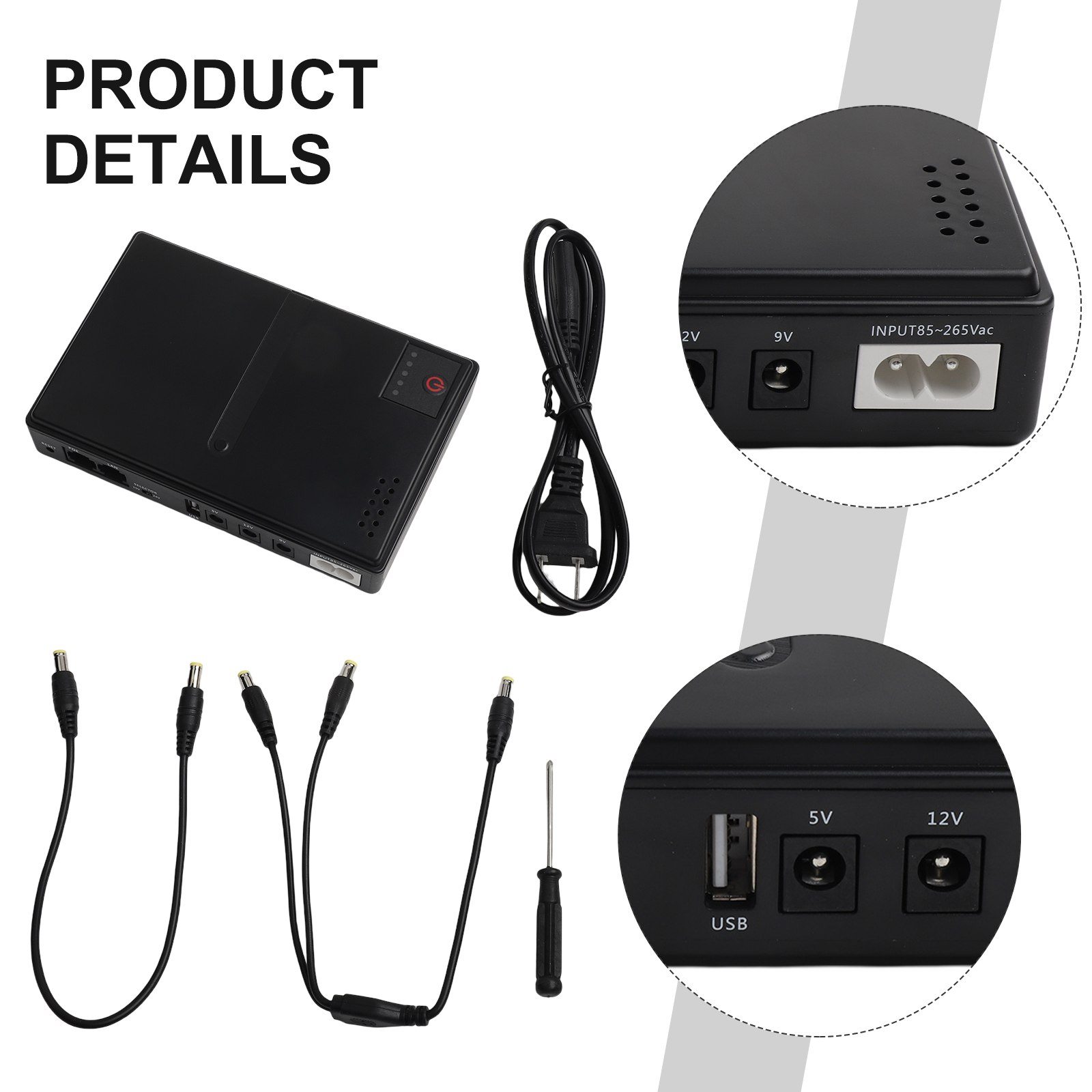 1018L 5V 9V 12V แบตเตอรี่สำรอง - Outdoor Uninterruptible Power Supply บทวิจารณ์และราคา