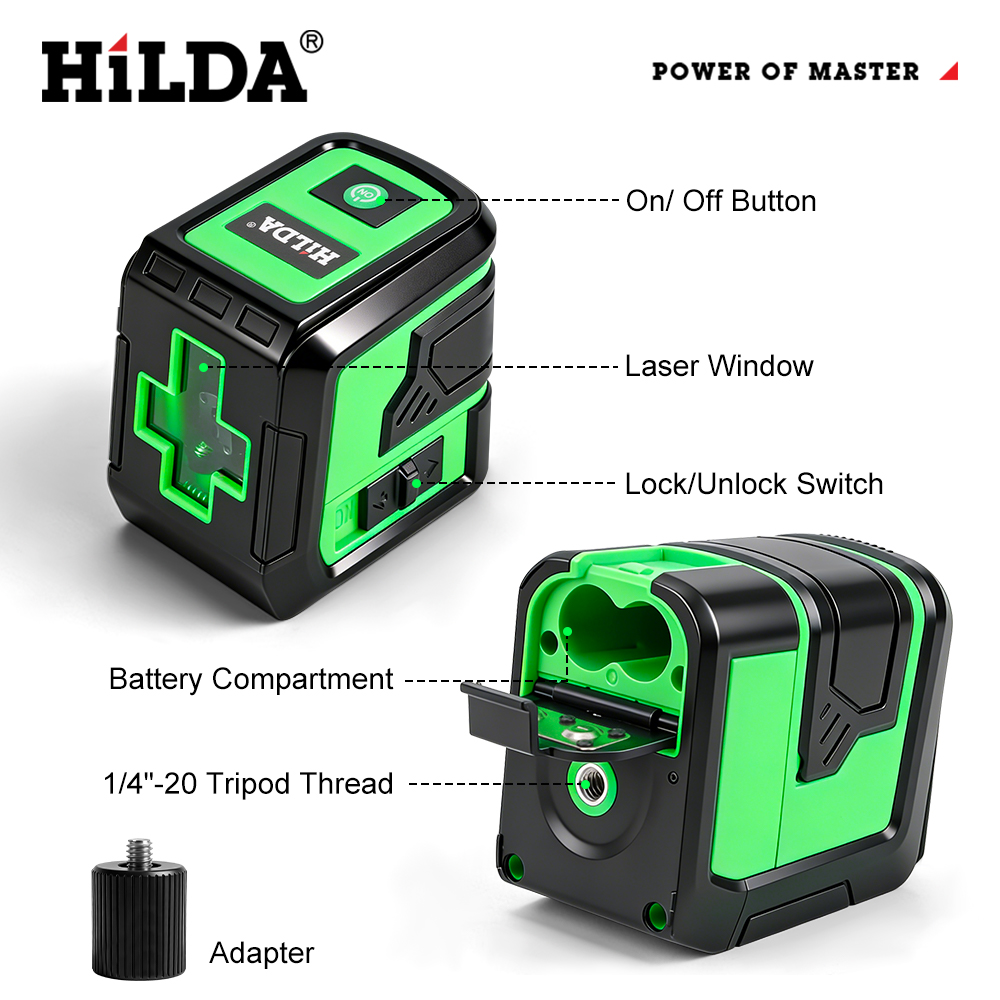 เครื่องวัดระดับเลเซอร์ HILDA 2 - Outdoor Power Line บทวิจารณ์และราคา