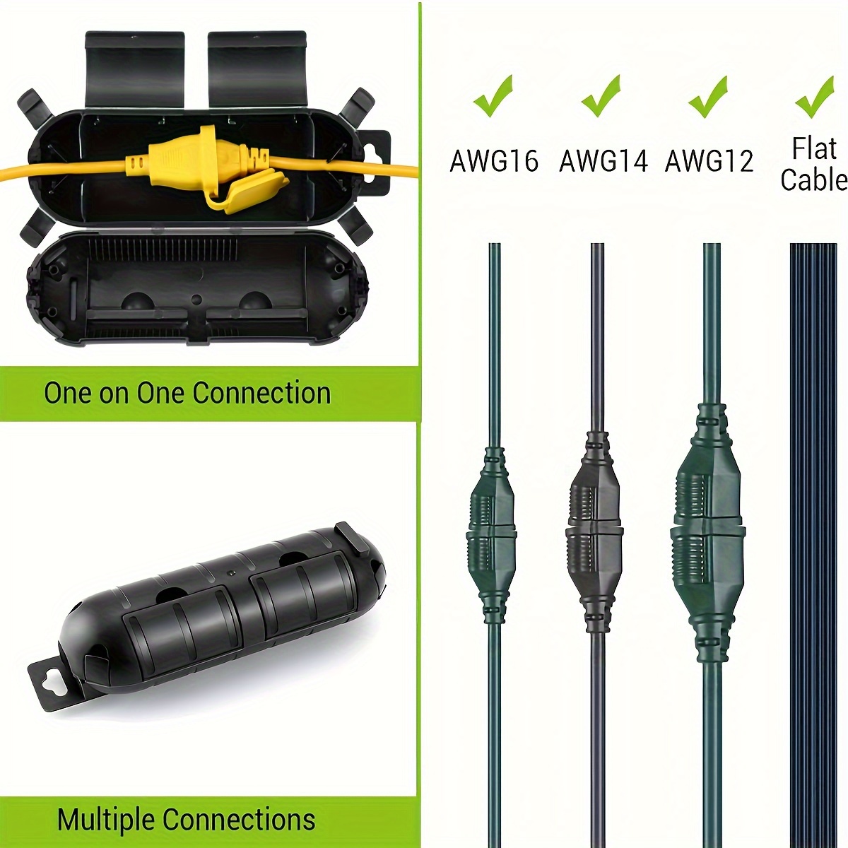 สายไฟต่อปลั๊กการเชื่อมต่อฝาครอ - Extension Cord Outdoor บทวิจารณ์และราคา