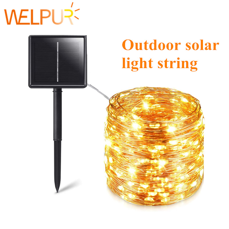 Solar String Fairy ไฟ12M 100LE - Outdoor Power For Christmas Lights บทวิจารณ์และราคา