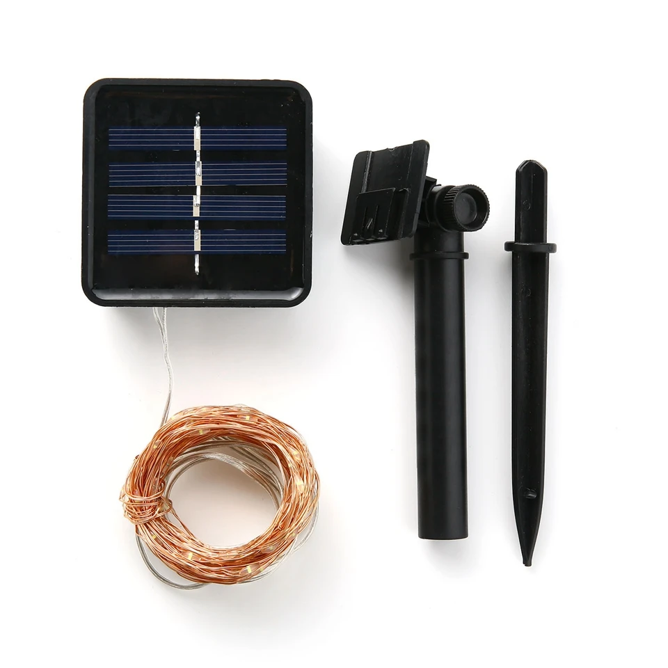 Solar String Fairy ไฟ12M 100LE - Outdoor Power For Christmas Lights บทวิจารณ์และราคา