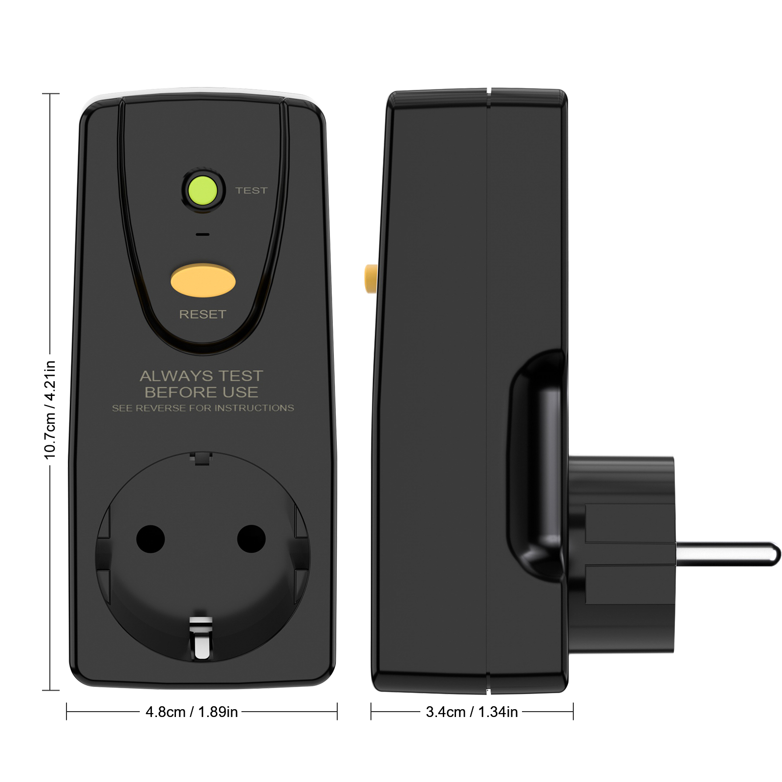 16A ปลั๊กป้องกันการรั่วไหล EU  - Outdoor Power Outlet บทวิจารณ์และราคา