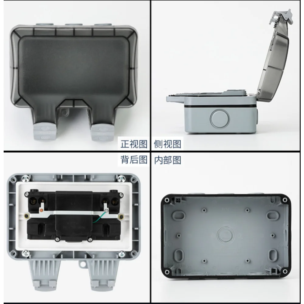 EU KR ผนังกลางแจ้งซ็อกเก็ตกันน - Outdoor Power Usa บทวิจารณ์และราคา