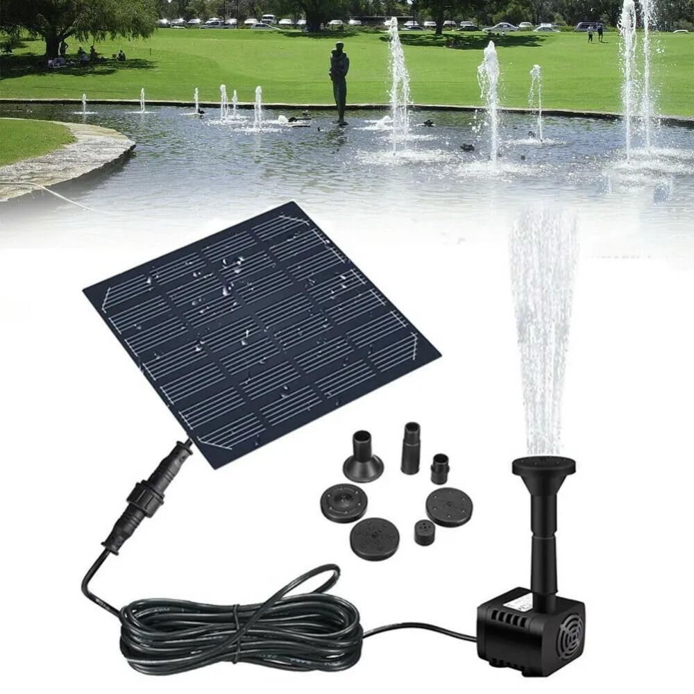 ปั๊มน้ำพุพลังงานแสงอาทิตย์ขนาด - Outdoor Power Source บทวิจารณ์และราคา