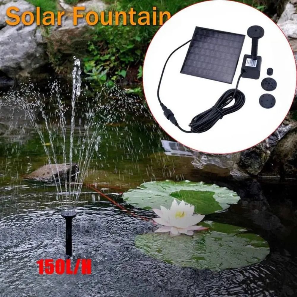 ปั๊มน้ำพุพลังงานแสงอาทิตย์ขนาด - Outdoor Power Source บทวิจารณ์และราคา