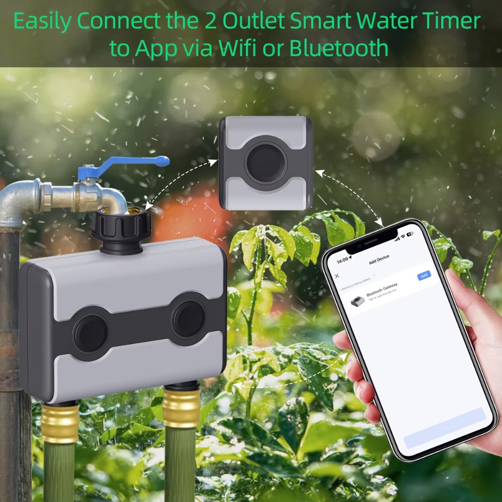 ตัวตั้งเวลาควบคุมการรดน้ำแบบอน - Power Zone Outdoor Timer บทวิจารณ์และราคา