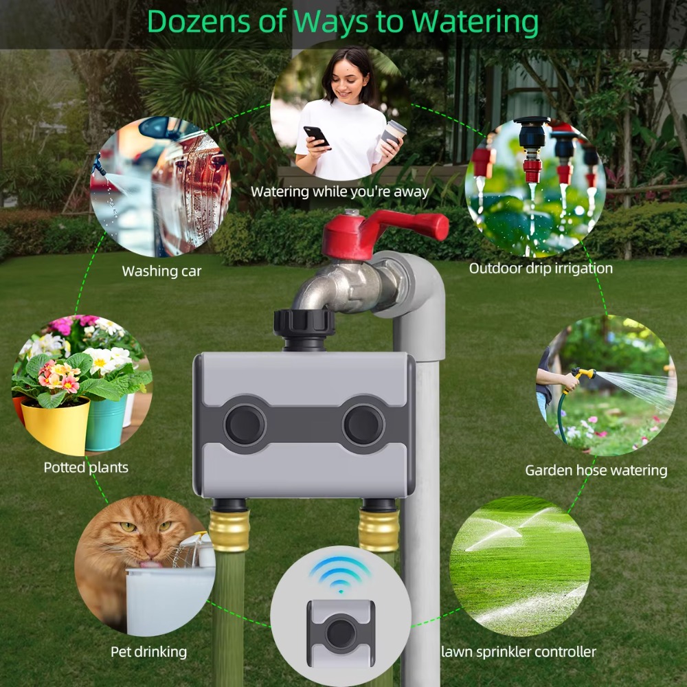 ตัวตั้งเวลาควบคุมการรดน้ำแบบอน - Power Zone Outdoor Timer บทวิจารณ์และราคา