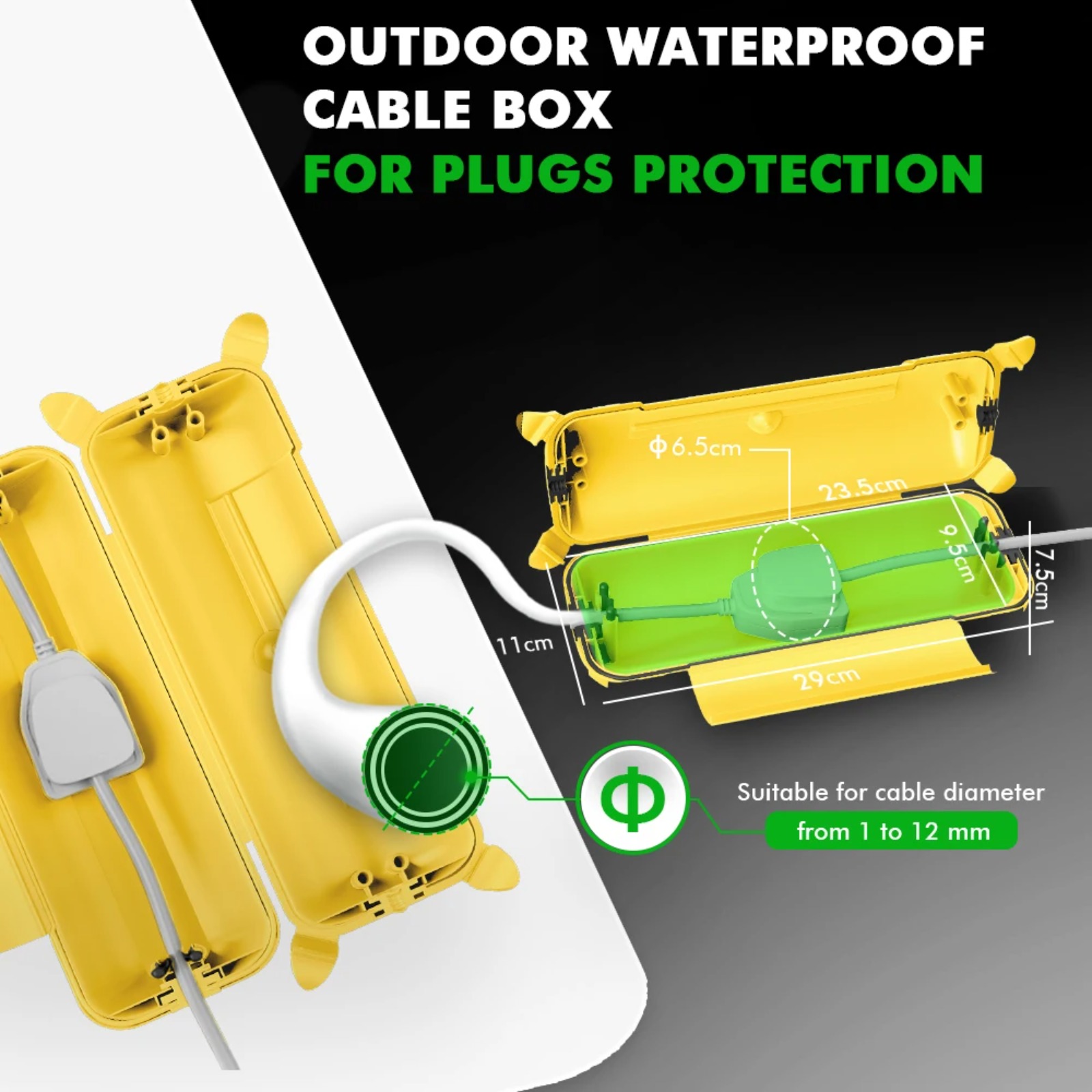 ฝาครอบสายไฟต่อภายนอกอาคาร IP44 - Extension Cord Outdoor บทวิจารณ์และราคา