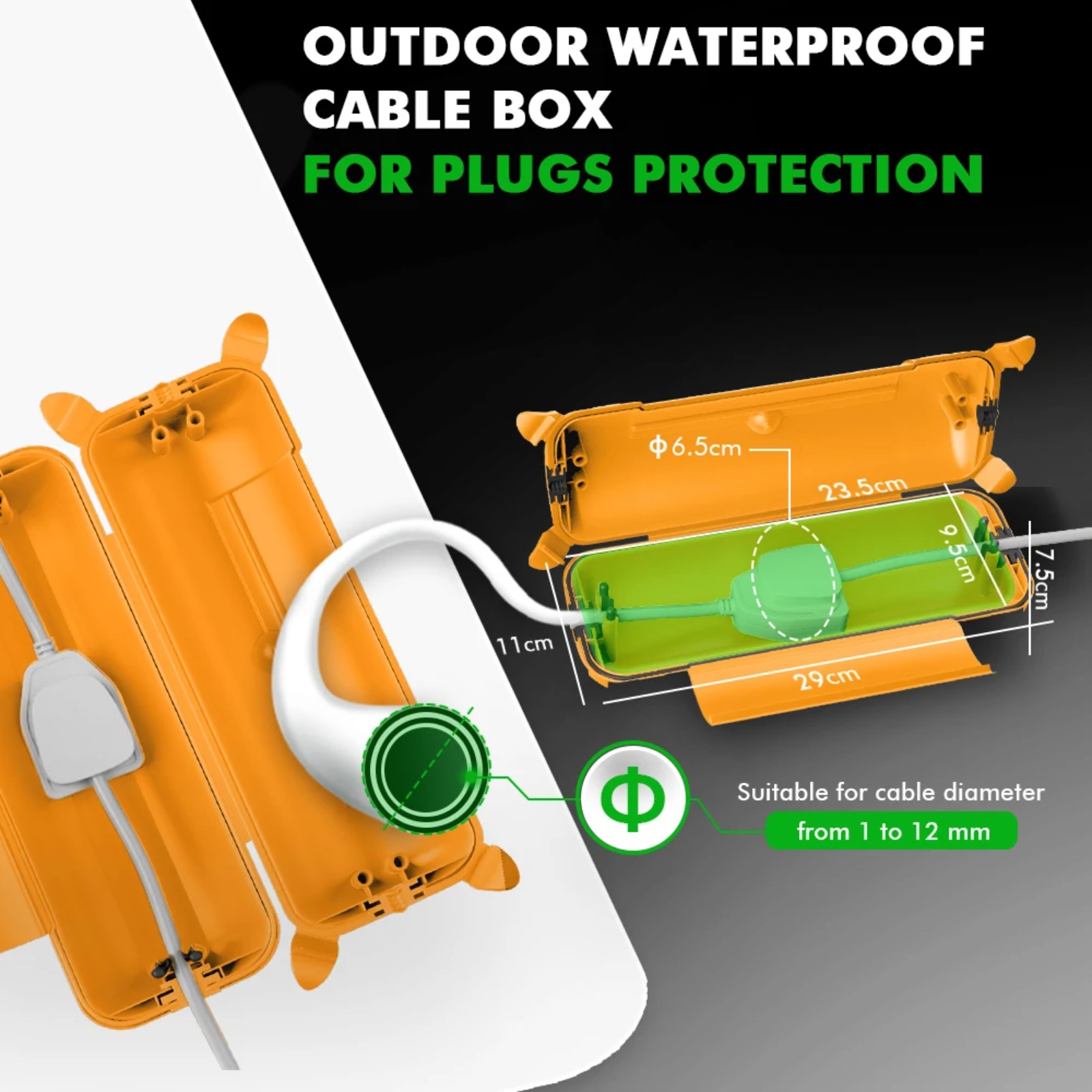 ฝาครอบสายไฟต่อภายนอกอาคาร IP44 - Extension Cord Outdoor บทวิจารณ์และราคา