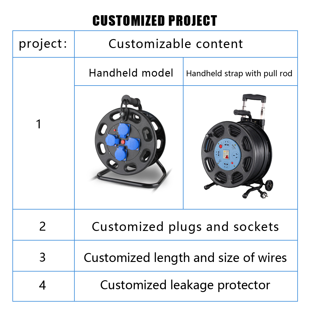 สายพ่วงปลั๊กไฟฟ้าแบบม้วนเก็บได - Extension Cord Outdoor บทวิจารณ์และราคา