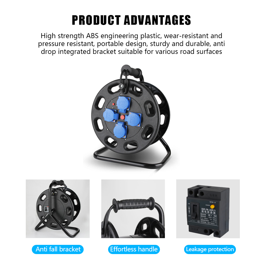 สายพ่วงปลั๊กไฟฟ้าแบบม้วนเก็บได - Extension Cord Outdoor บทวิจารณ์และราคา