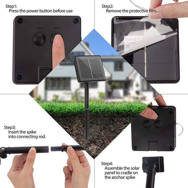 พลังงานแสงอาทิตย์ String Light - Outdoor Power For Christmas Lights บทวิจารณ์และราคา