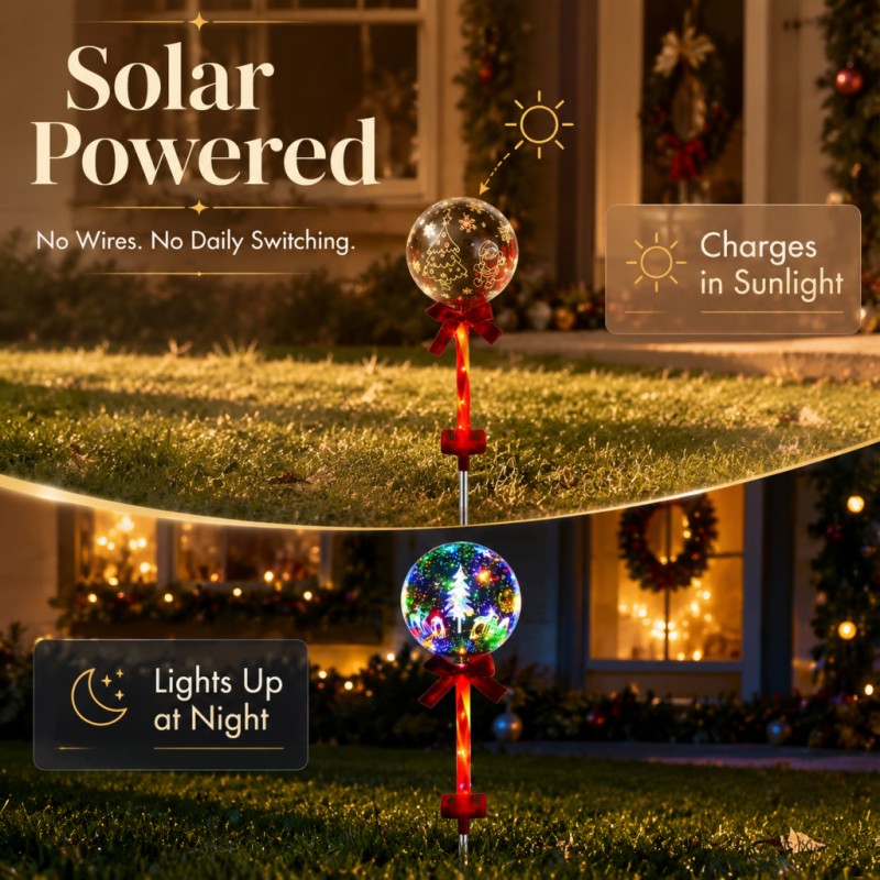 โคมไฟ LED รูปทรงลูกบอลคริสต์มา - Outdoor Power For Christmas Lights บทวิจารณ์และราคา