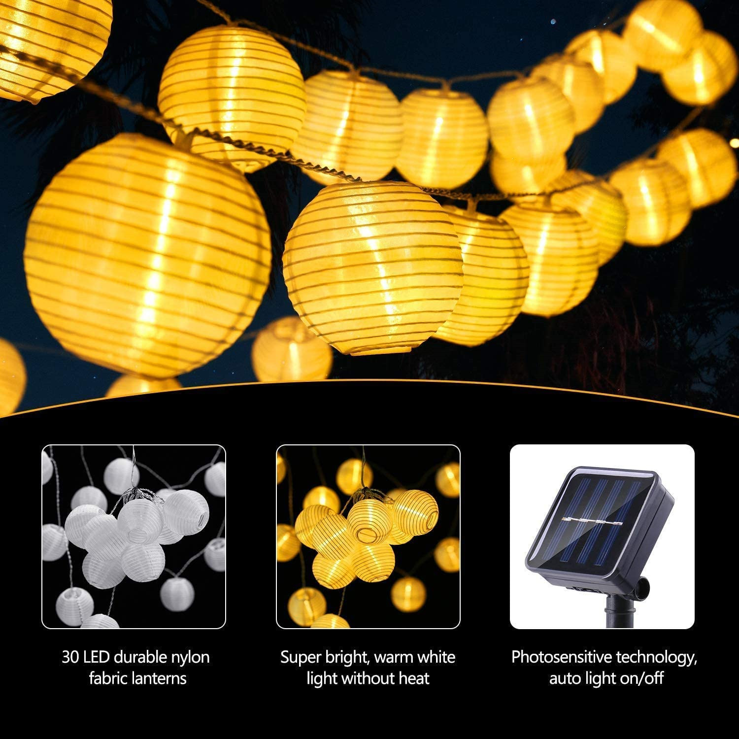ไฟ LED โคมไฟพลังงานแสงอาทิตย์  - Outdoor Power For Christmas Lights บทวิจารณ์และราคา